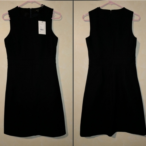 Theory Raneid Navy Blue Shift Dress - Picture 2 of 6